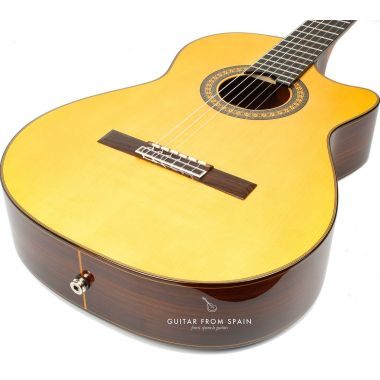 Camps FL11C NEGRA Electro-Flamenco Gitarre