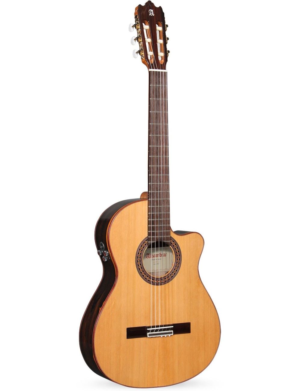 Alhambra Iberia Ziricote CTW E8 Guitarra Electro-clásica Caja estrecha