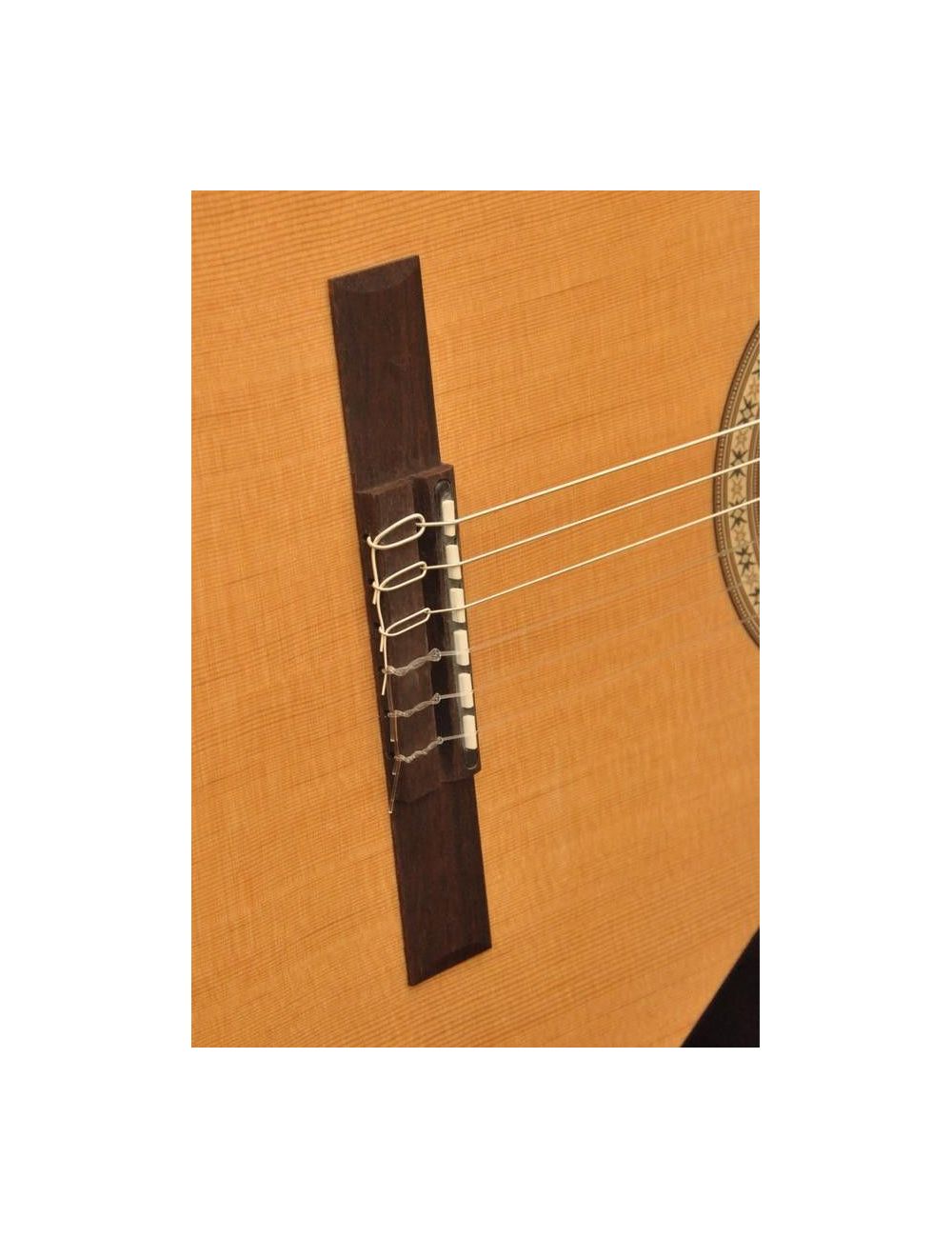 Cordes en nylon faites à la main pour guitare classique en bois massif 99,1  cm