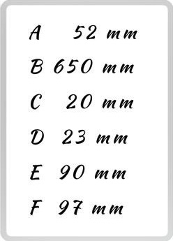 Measurements Alhambra 5FP OP Pinana Flamenco guitar