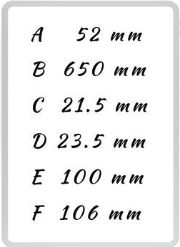 Measurements Alhambra 9P Classical Guitar