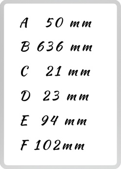 Measurements Alhambra 1C HT 7/8